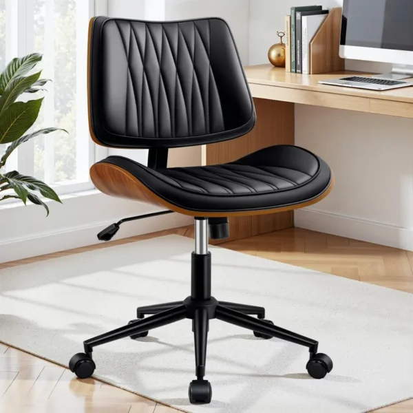 Ergonomic Wooden Office Desk